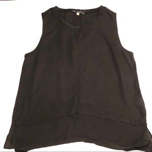 Rose + Olive Black Blouse